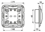 Jung LSCD10921ST KNX Taster Universal 2f