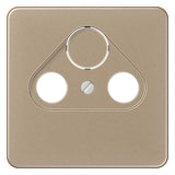 Jung CD561SATGB Abdeckung 3Loch f.SAT-TV gold-bronze