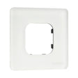 EKEY 203105 ekey xLine cover 1 SGL WE ekey xLine Rahmen 1-fach satiniertes Glas Weiß