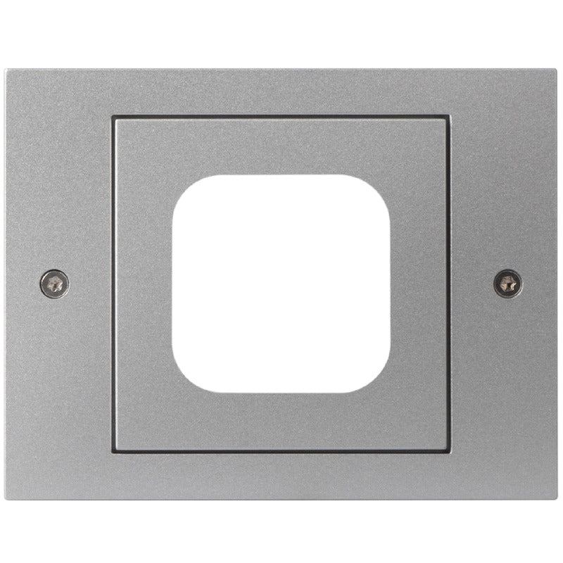EKEY 203131 Gira xLine cover TX_44 AIG Gira xLine Rahmen TX_44 Aluminiumgrau