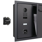 EKEY 204512 HELLO mailbox DoorBird ekey flush-mounted RAL7016 HELLO Briefkasten DoorBird ekey Unterputz RAL7016