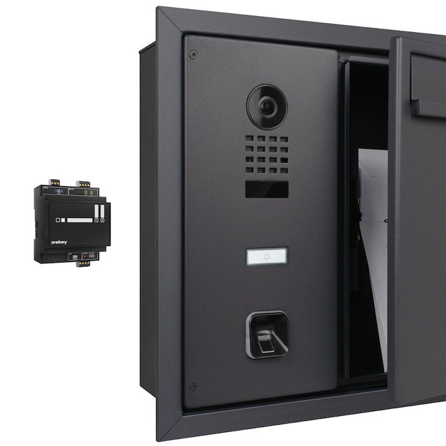 EKEY 204512 HELLO mailbox DoorBird ekey flush-mounted RAL7016 HELLO Briefkasten DoorBird ekey Unterputz RAL7016
