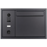 EKEY 204512 HELLO mailbox DoorBird ekey flush-mounted RAL7016 HELLO Briefkasten DoorBird ekey Unterputz RAL7016
