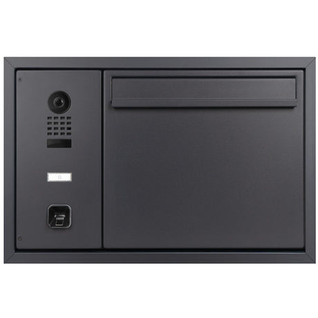 EKEY 204512 HELLO mailbox DoorBird ekey flush-mounted RAL7016 HELLO Briefkasten DoorBird ekey Unterputz RAL7016