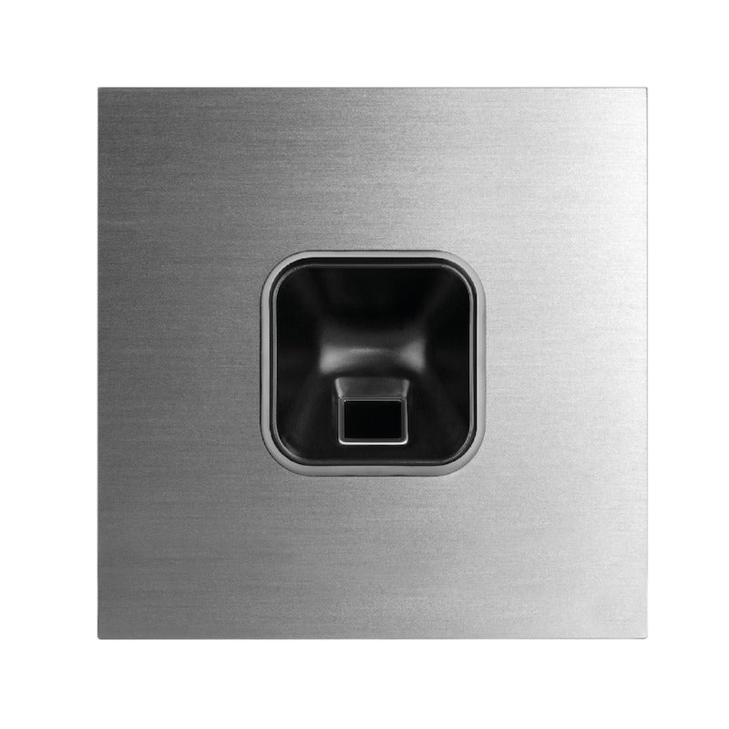 EKEY 204701 ekey sLine fingerprint set SC Gira 106 V4A ekey sLine Fingerprintset Schwarz Gira 106 V4A