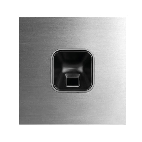 EKEY 204701 ekey sLine fingerprint set SC Gira 106 V4A ekey sLine Fingerprintset Schwarz Gira 106 V4A