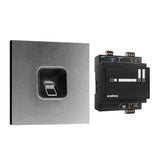EKEY 204702 ekey sLine fingerprint set SC Gira 106 V2A ekey sLine Fingerprintset Schwarz Gira 106 V2A