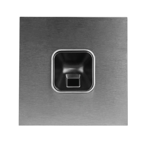 EKEY 204702 ekey sLine fingerprint set SC Gira 106 V2A ekey sLine Fingerprintset Schwarz Gira 106 V2A