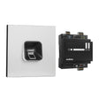 EKEY 204703 ekey sLine fingerprint set SC Gira 106 aluminum ekey sLine Fingerprintset Schwarz Gira 106 Alumin.