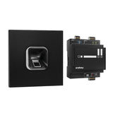 EKEY 204714 ekey sLine fingerprint set SC Gira 106 matte black ekey sLine Fingerprintset Schwarz Gira 106 SC matt