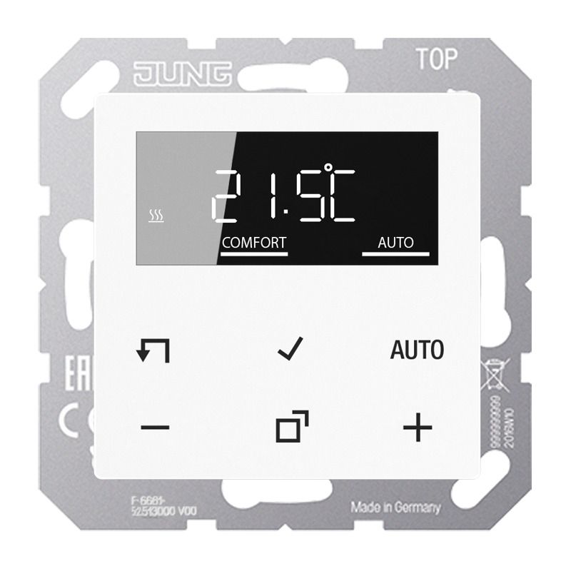 Jung TRDA1790WW Raumtemperaturregler m.Display Standar