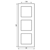 Jung A5583BFWWM Rahmen 3f A 550