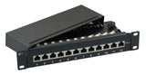 EFB 37736.12 Mini Patchpanel 12xRJ45 C6