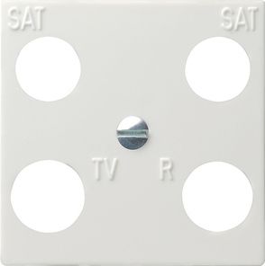 GIRA 025803 Zentralplatte 4fach
