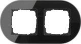 GIRA 0212135 Abdeckrahmen 2fach Studio Schwarz Glas