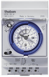 Theben SYN 161 d Zeitschaltuhr analog DIN Tagesprgm. 3TE netzsynch. 2L 1610011