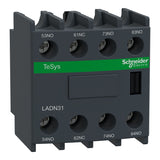 Schneider LADN31 Hilfsschalterblock 3S1Ö unverzögert frontseitig Schraub.