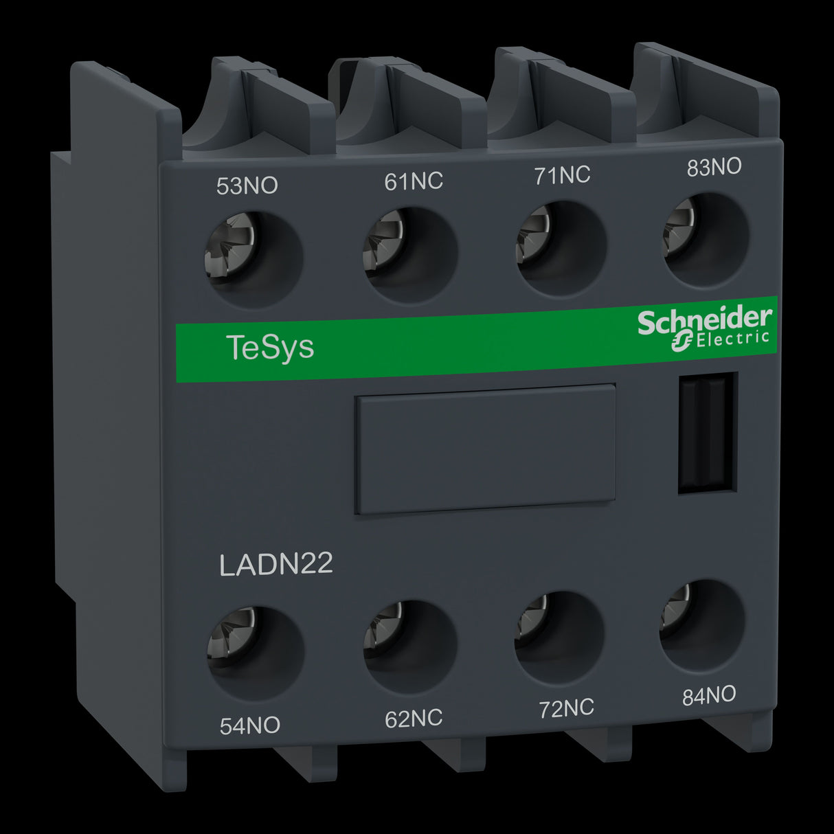 Schneider LADN22 Hilfsschalterblock 2S2Ö unverzögert frontseitig Schraub.