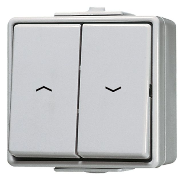 Jung 639VW AP/WG Jalousie-Wipptaster 1polig WG600