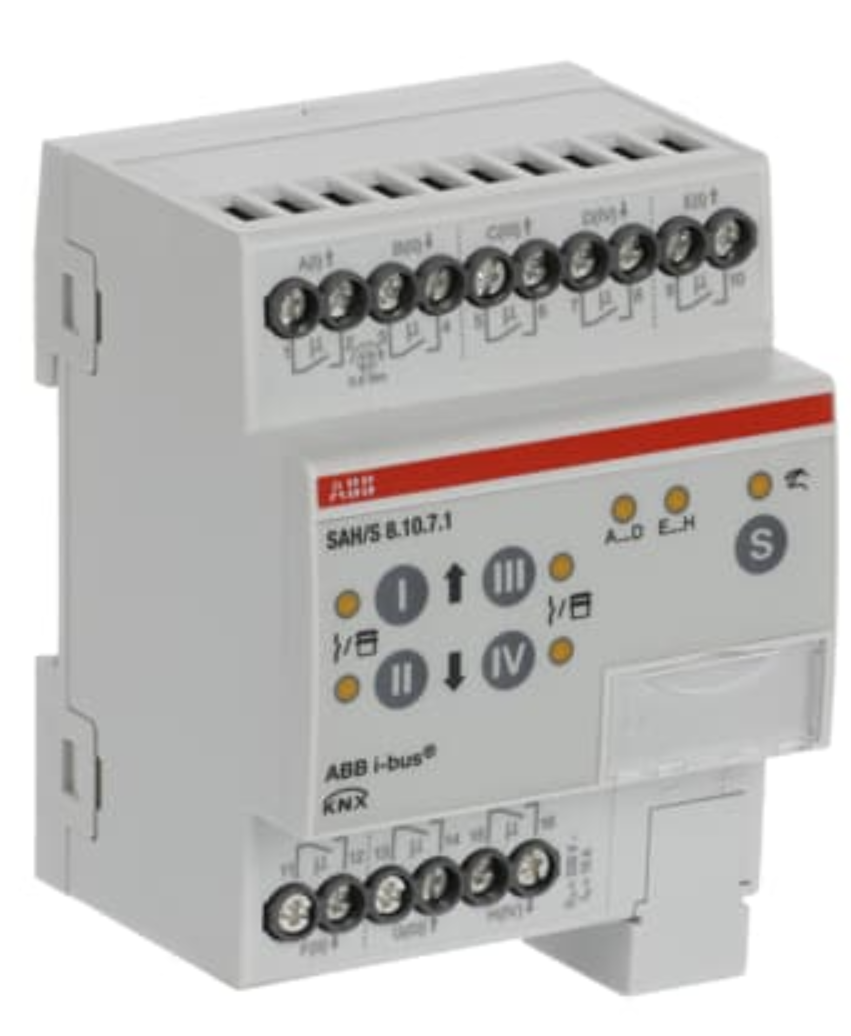 ABB SAH/S8.10.7.1 Schalt-/Jalousieaktor, 8fach, 10 A, REG