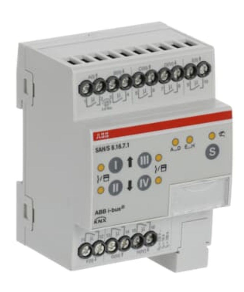 ABB SAH/S8.16.7.1 Schalt-/Jalousieaktor, 8fach, 16 A, REG