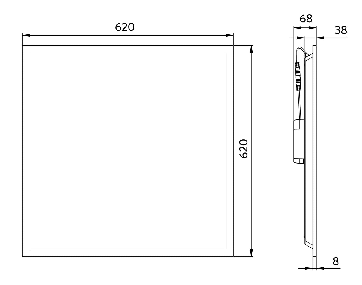 Opple 542003099400 LED PanelS-E4 Sq620