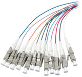 EFB O3483.2 Faserpigtail LC 50/125µ 12er Farbig (rot, grün, blau, gelb, weiß, grau, braun, violett, türkis, schwarz, orange, pink)