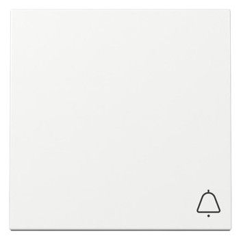 GIRA 328603 Wippe Symbol Klingel System 55 Reinweiß glänzend
