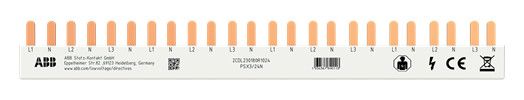 ABB PSX3/24N Phasenschiene FlexLine 3P+N 24Pins 12 TE 10qmm 2CDL230180R1024