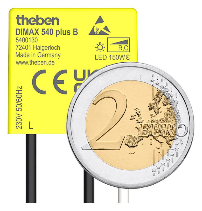Theben DIMAX 540 plus B Mini-Univ.dimmer UP 150W LED R- u.C-Lasten o.Neu 5400130