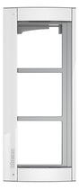BTicino 350232 Abdeckrahmen 3M m.Träger f.Türstation SFERA Aluminium Allwhite