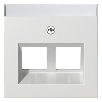 GIRA 264027 Abdeckung 30°+BSF Tragring MJ 2fach System 55 Reinweiß seidenmatt
