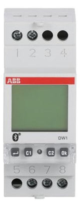 ABB DW1 Wochenzeitschaltuhr 1 Kanal Bluetooth Programmierung 2CSM222531R1000