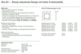 GIRA 021433 Abdeckrahmen 4fach E2 Edelstahl