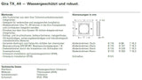 GIRA 021167 Abdeckrahmen 1fach TX_44 WG UP Anthrazit
