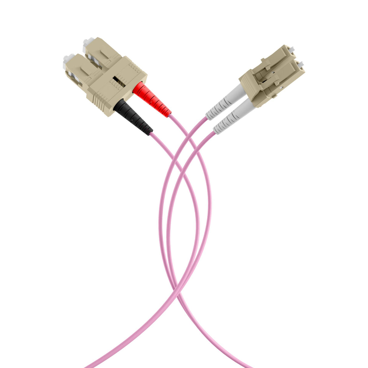 EFB O0323.2 Duplex Jumper LC-SC violett