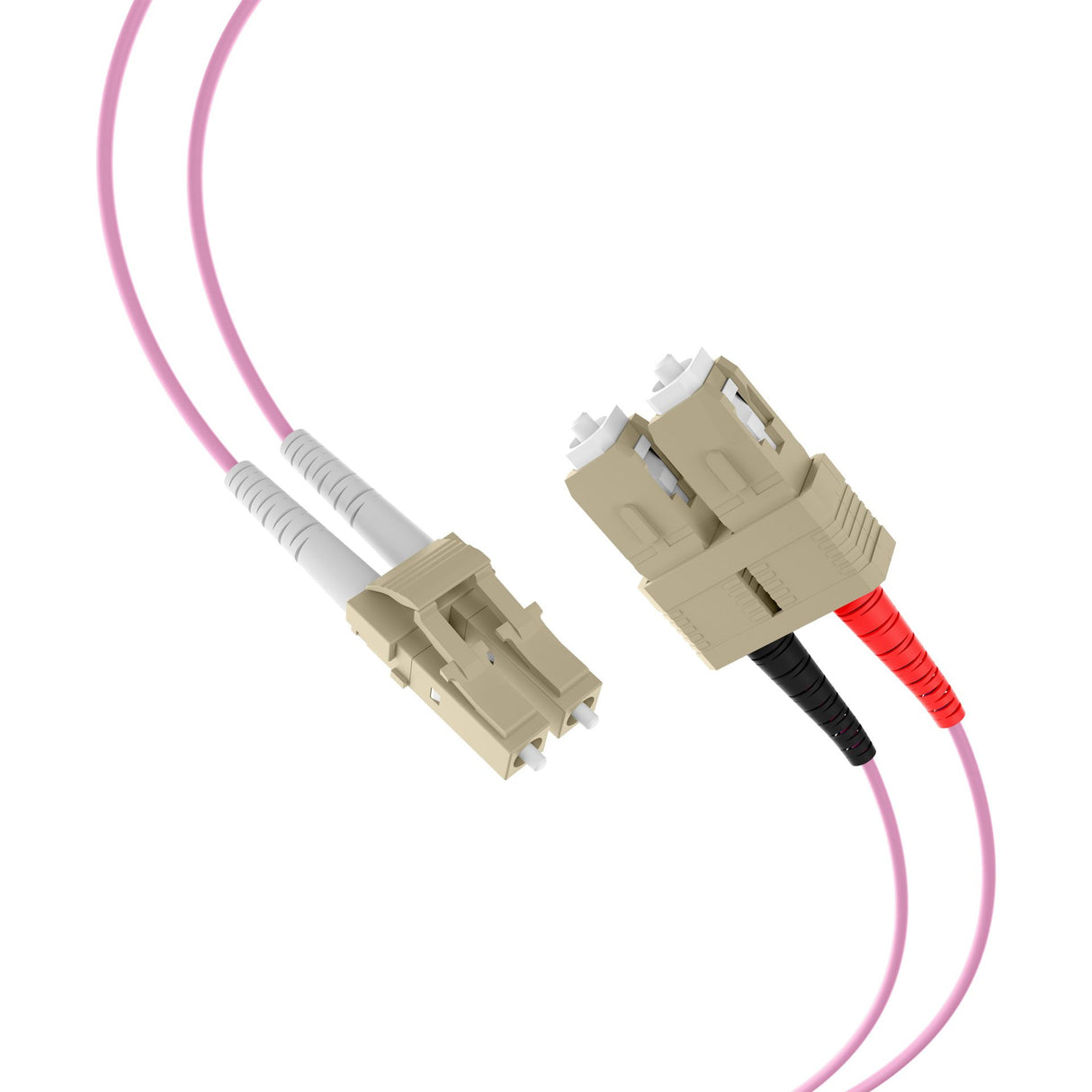 EFB O0323.2 Duplex Jumper LC-SC violett