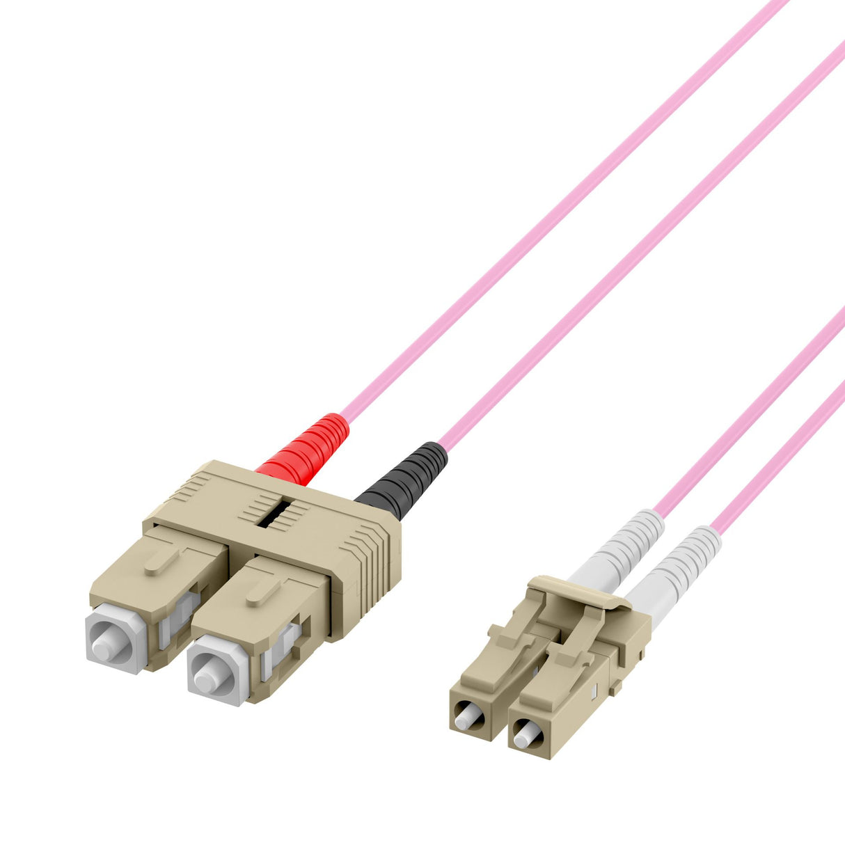 EFB O0323.2 Duplex Jumper LC-SC violett