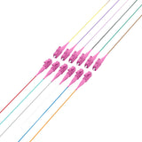 EFB O3483.2 Faserpigtail LC 50/125µ 12er Farbig (rot, grün, blau, gelb, weiß, grau, braun, violett, türkis, schwarz, orange, pink)