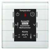 MDT BE-GBZW.01 Glas Bedienzentrale Smart m.Farbdisplay Weiß