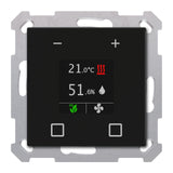MDT SCN-RTN55S06.01 Raumtemperatur- Nebenstelle Smart 55 Schwarz matt