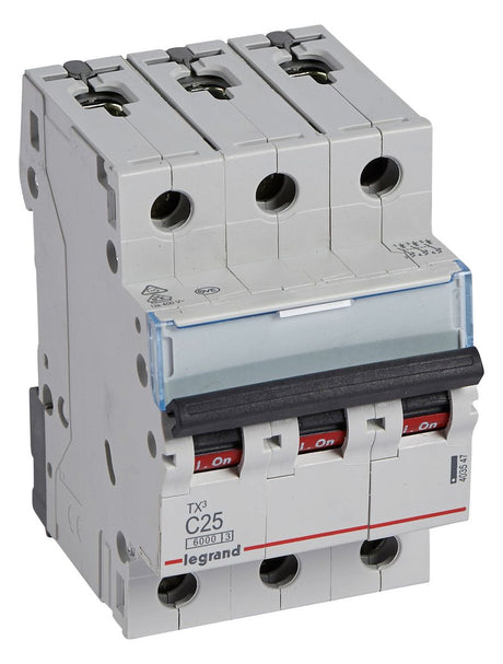 Legrand 403547 TX3 LS-Schalter C 25A 3-polig 6kA 400VAC 3TE