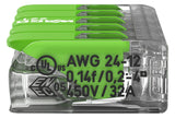 WAGO 221-425 Verbindungsklemme m.Hebel transparent