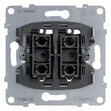 Legrand 765018 SEANO Einsatz Doppeltaster m.2 Wechselkontakten 10A