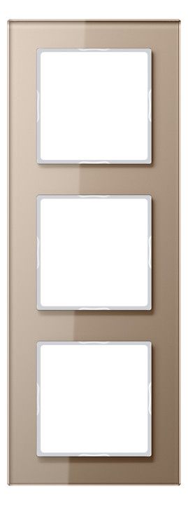 Jung AC583GLCH Glasrahmen 3fach Serie A creation champagner