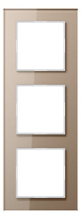 Jung AC583GLCH Glasrahmen 3fach Serie A creation champagner