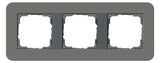 GIRA 0213423 Abdeckrahmen 3fach E3 Dunkelgrau/Anthrazit Soft-Touch