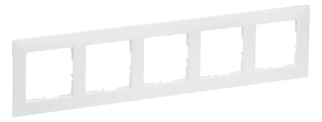 Legrand 765175 SEANO 5-fach Rahmen in der Farbausführung Ultraweiß