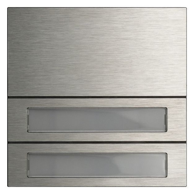 GIRA 5532920 Ruftastenmodul 2fach System 106 Edelstahl