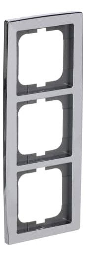 BJ 1723-80G Rahmen 3-fach solo chrom chrom glanz